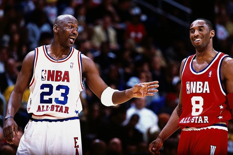 スポーツ NBA JAMS MICHAEL JORDAN/KOBE BRYANT Michael Jordan & Kobe Bryant Canvas Frame – Autograph Authentic